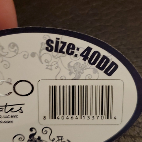 - NWT INTECO INTIMATES LACE BRA 40E (DD) - Picture 2 of 4